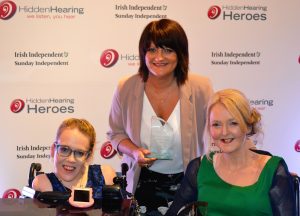 2016 Winner 'Healthcare Hero' at the Hidden Hearing Ireland Heroes Awards